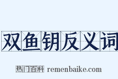 双鱼钥反义词是什么意思的图片